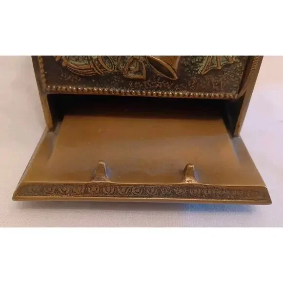 Max Le Verrier Bronze Cigarette Holder/Dispenser RARE